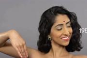 印度百年化妆史